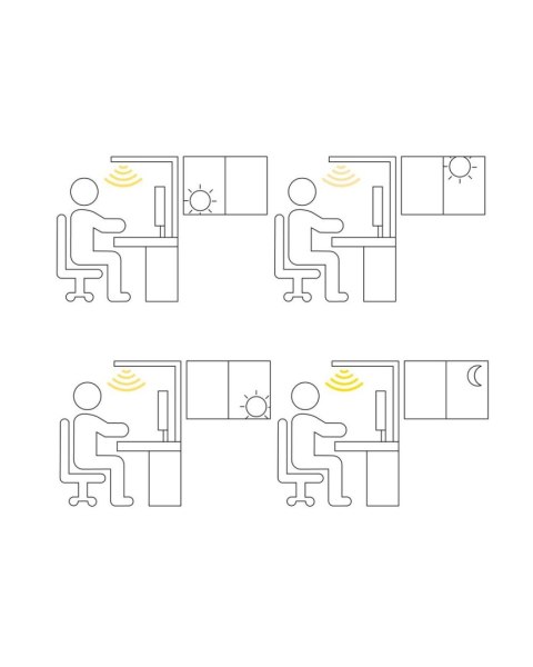 Lampa podłogowa LED metalowa srebrna SCULPTOR