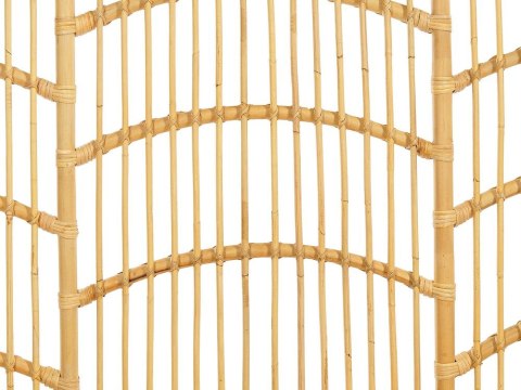 Łóżko rattanowe 140 x 200 cm jasne drewno DOMEYROT