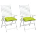 Poduszki na krzesła, 2 szt., jasnozielone, 40x40x7 cm, tkanina Lumarko!