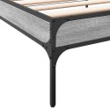 Rama łóżka, szary dąb sonoma, 100x200cm materiał drewnopochodny Lumarko!