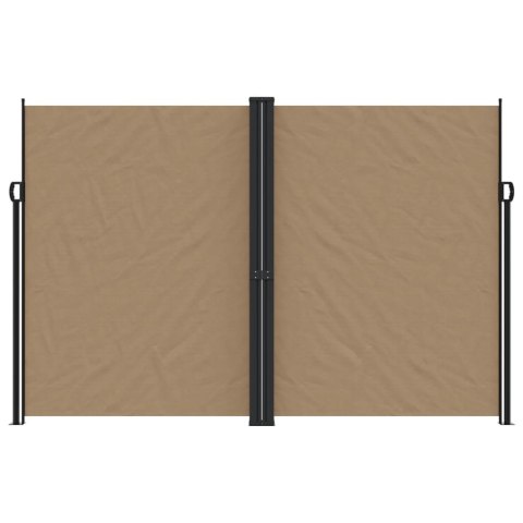 Zwijana markiza boczna, taupe, 220x1200 cm Lumarko!