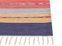 Dywan bawełniany kilim 80 x 150 cm wielokolorowy GANDZAK Lumarko!