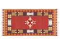 Dywan bawełniany kilim 80 x 150 cm wielokolorowy PARAKAR Lumarko!