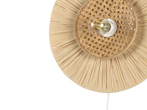 Lampa ścienna papierowa ⌀ 40 cm naturalna YAAPI