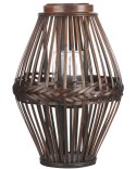 Lampion bambusowy 43 cm ciemne drewno PANAT Lumarko!