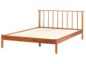 Łóżko drewniane 140 x 200 cm jasne BARRET II Lumarko!