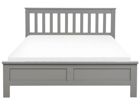 Łóżko drewniane 140 x 200 cm szary MAYENNE