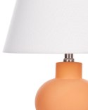 Lampa stołowa ceramiczna pomarańczowa FABILOS Lumarko!