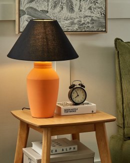 Lampa stołowa ceramiczna pomarańczowa RODEIRO Lumarko!
