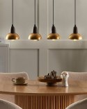 Lampa wisząca 4-punktowa metalowa mosiężna CASTALY Lumarko!