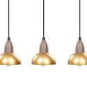 Lampa wisząca 4-punktowa metalowa mosiężna CASTALY Lumarko!