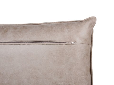 Narożnik eko zamsz lewostronny jasnobrązowy GALLO