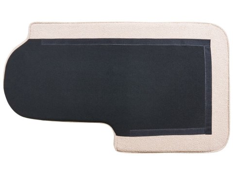 Szezlong boucle lewostronny jasnobeżowy ALLIER