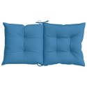 Poduszki na krzesła z niskim oparciem, 6 szt., niebieski melanż Lumarko!