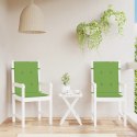 Poduszki na krzesła z niskim oparciem, 2 szt., zielony melanż Lumarko!