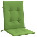 Poduszki na krzesła z niskim oparciem, 2 szt., zielony melanż Lumarko!