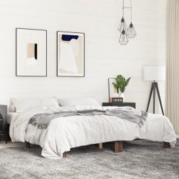Rama łóżka, brązowy dąb, 180x200 cm, materiał drewnopochodny Lumarko!