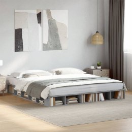 Rama łóżka, szarość betonu, 200x200 cm, materiał drewnopochodny Lumarko!