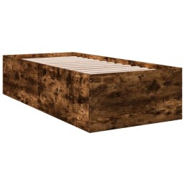 Rama łóżka, przydymiony dąb, 100x200cm, materiał drewnopochodny Lumarko!