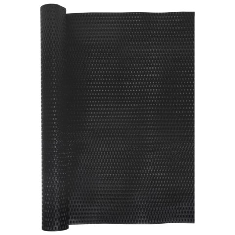 VidaXL Parawan balkonowy, czarny, 300x100 cm, polirattan