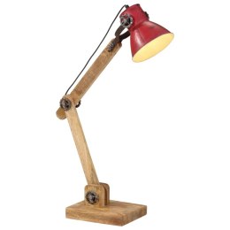 Lampa stołowa, 25 W, postarzany czerwony, 23x18x96 cm, E27 Lumarko!