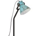 Lampa stołowa, 25 W, postarzany niebieski, 17x17x60 cm, E27 Lumarko!