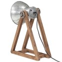 Lampa stołowa, 25 W, srebrny vintage, 30x17x40 cm, E27 Lumarko!