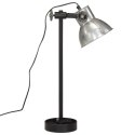 Lampa stołowa, 25 W, srebro vintage, 15x15x55 cm, E27 Lumarko!