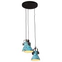 Lampa sufitowa, 25 W, postarzany niebieski, 30x30x100 cm, E27 Lumarko!