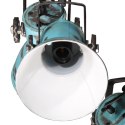 Lampa sufitowa, 25 W, postarzany niebieski, 30x30x100 cm, E27 Lumarko!