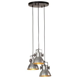 Lampa wisząca, 25 W, srebro vintage, 30x30x100 cm, E27 Lumarko!