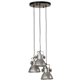 Lampa wisząca, 25 W, srebro vintage, 30x30x100 cm, E27 Lumarko!