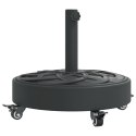 Podstawa do parasola, z kółkami, do słupków Ø38/48 mm, 27 kg Lumarko!