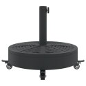 Podstawa do parasola, z kółkami, do słupków Ø38/48 mm, 27 kg Lumarko!