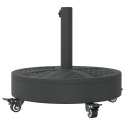 Podstawa do parasola, z kółkami, do słupków Ø38/48 mm, 27 kg Lumarko!