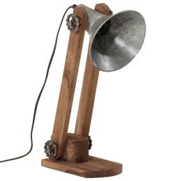 Lampa stołowa, 25 W, srebro vintage, 23x13x52 cm, E27 Lumarko!