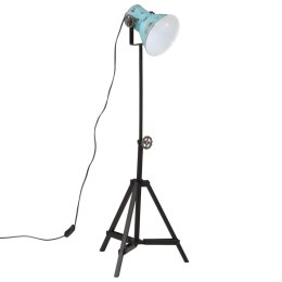 Lampa stojąca, 25 W, postarzany niebieski, 35x35x65/95 cm, E27 Lumarko!