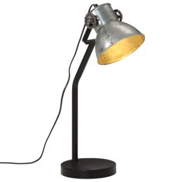 Lampa stołowa, 25 W, srebrny vintage, 17x17x60 cm, E27 Lumarko!