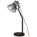 Lampa stołowa, 25 W, srebrny vintage, 17x17x60 cm, E27 Lumarko!