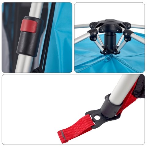 Namiot rodzinny, 8-os., niebieski, szybko rozkładany Lumarko!