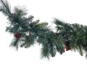 Świąteczna girlanda ze światełkami 270 cm zielona KAMERUN Lumarko!