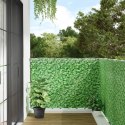 Osłona na ogrodzenie, zielona, wzór roślin, 300x120 cm, PVC Lumarko!
