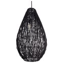 Lampa pleciona wisząca czarna ANNOTTO Lumarko!