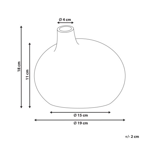 Terakota Wazon dekoracyjny 18 Złoty KLANG