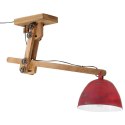 Lampa sufitowa, 25 W, postarzany czerwony, 105x30x65-108cm, E27 Lumarko!