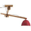 Lampa sufitowa, 25 W, postarzany czerwony, 105x30x65-108cm, E27 Lumarko!