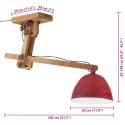 Lampa sufitowa, 25 W, postarzany czerwony, 105x30x65-108cm, E27 Lumarko!