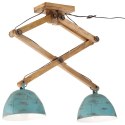 Lampa sufitowa, 25 W, postarzany niebieski, 29x18x85 cm, E27 Lumarko!