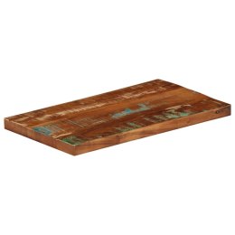 Blat stołu, 60x40x3,8 cm, prostokątny, lite drewno z odzysku Lumarko!