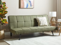 Sofa rozkładana oliwkowa HASLE Lumarko!